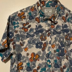 Quiksilver short sleeved button down
